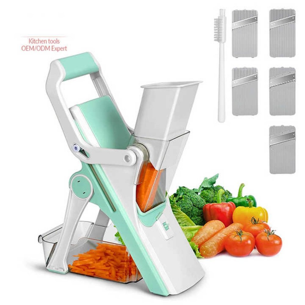 Pro Chef 5 In 1 Cutter Kitchen Multifunction Vegetable Chopper Manual Food